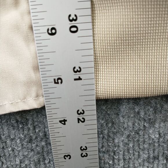 John Blair Men's Full Zip Bomber Jacket Tan 3XLT Long Sleeve Solid Lined - Picture 15 of 16